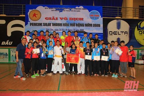 Chủ nhà nhất toàn đoàn tại Giải vô địch Pencak Silat Thanh Hóa mở rộng năm 2020