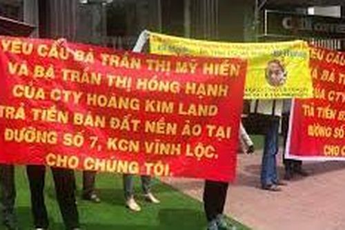 Truy tìm chủ các tài khoản nhận tiền lừa đảo của Công ty Hoàng Kim Land