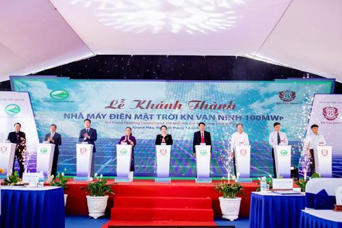 Khánh thành dự án Nhà máy Điện mặt trời KN Vạn Ninh 100