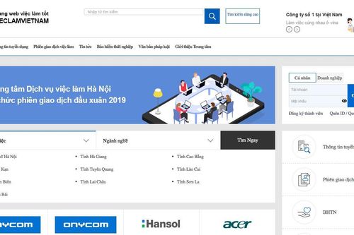 Bộ LĐ-TBXH chính thức khai trương cổng thông tin dịch vụ việc làm