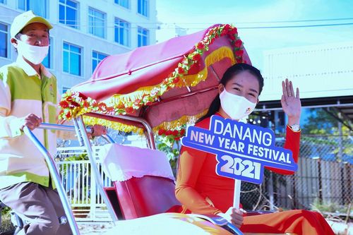 Đà Nẵng: Diễu hành xích lô du lịch 'Chào Năm mới 2021'