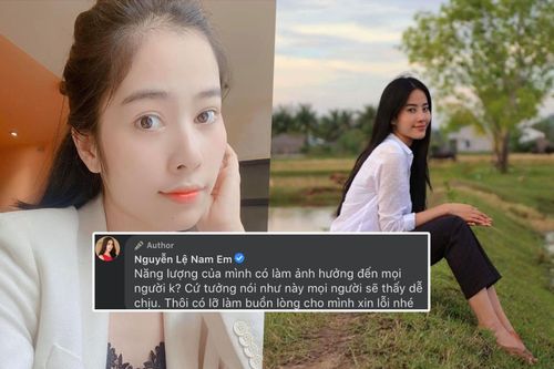 Sau công khai yêu Lãnh Thanh, Nam Em xin lỗi fan trước dòng trạng thái bị nghi ngờ mắc trầm cảm trở lại
