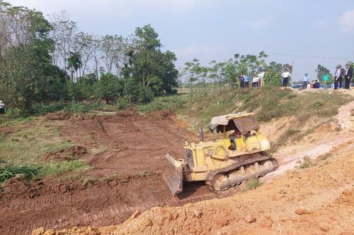 Vĩnh Tường (Vĩnh Phúc): Thực hiện cưỡng chế thu hồi đất công trình nâng cấp tuyến đường Thượng Trưng – Tuân Chính