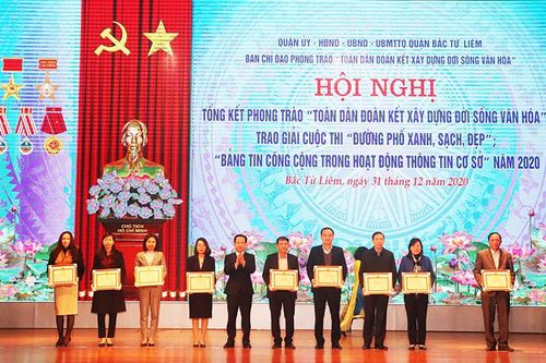 Phong trào 'Toàn dân đoàn kết xây dựng đời sống văn hóa' quận Bắc Từ Liêm ngày càng chuyển biến tích cực
