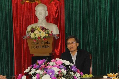 Thứ trưởng Nguyễn Khánh Ngọc làm việc với Sở Tư pháp Nghệ An