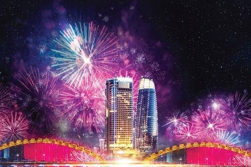 Đà Nẵng bắn pháo hoa đêm giao thừa Tết Tân Sửu ở 3 điểm