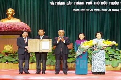 Chính thức thành lập thành phố Thủ Đức