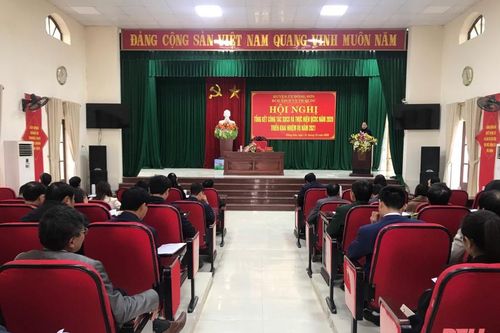 Huyện Đông Sơn tổng kết công tác xây dựng cơ sở và thực hiện quy chế dân chủ