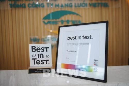 Viettel đạt chứng nhận mạng di động tốt nhất Việt Nam
