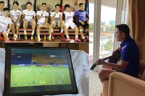 Kiatisak ngồi khách sạn xem học trò thua trận thứ 2, đăng ảnh dàn sao HAGL dự bị