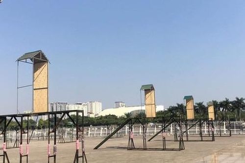 Cận cảnh sân vân động Mỹ Đình trước giờ countdown 2021
