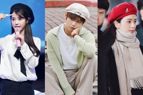 Học ngay các idol K-Pop cách đội mũ beret, chiếc mũ được yêu thích nhất trong mùa Đông
