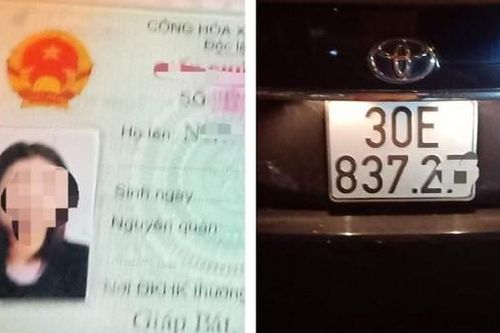 Nữ tài xế 'say ngất' lái Camry trên đường Hà Nội đêm đầu năm