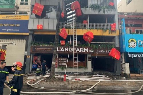 Cháy nhà hàng buffet đặc sản Đà Lạt ở TP.HCM ngay ngày đầu năm mới