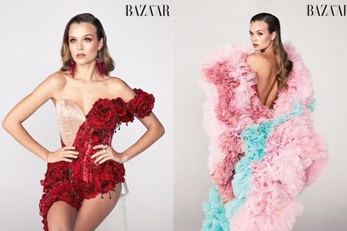 Thiên thần nội y Josephine Skriver gợi cảm lộng lẫy hút mắt
