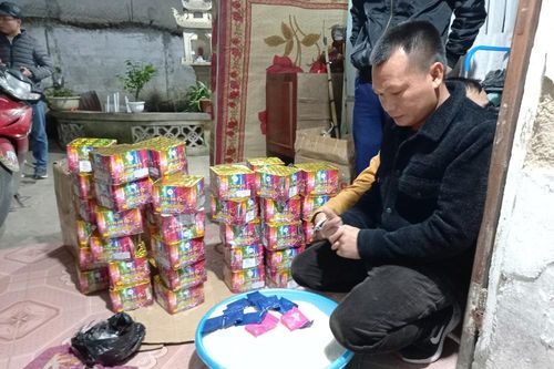 Nghệ An: Cặp anh em họ bị tóm khi đang 'thủ' lượng lớn pháo và ma túy