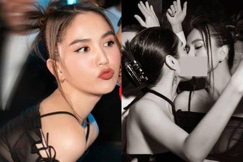 'Chấn động' nụ hôn đồng giới của chân dài hở bạo nhất showbiz