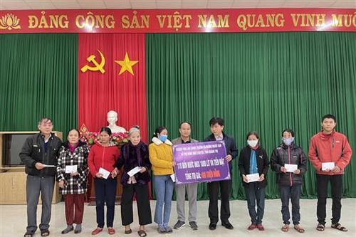 Hỗ trợ 480 triệu đồng cho người dân bị ảnh hưởng bởi thiên tai
