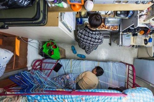 Nhà siêu nhỏ ở Hong Kong đắt đỏ dù chỉ đủ kê một chiếc giường
