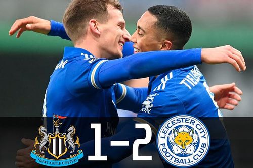 Tận dụng tốt cơ hội, Leicester thắng Newcastle 2-1