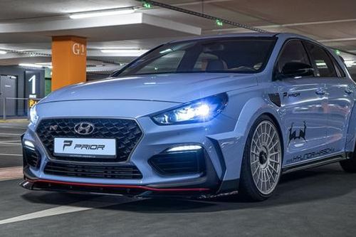 Hyundai i30 N trông hầm hố hơn với bản độ của Prior Design