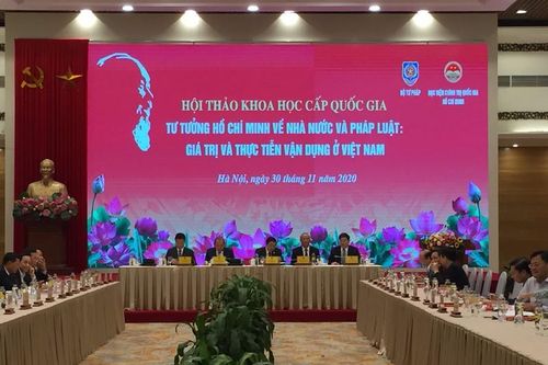 Tiếp tục vận dụng sáng tạo hơn nữa tư tưởng của Chủ tịch Hồ Chí Minh trong xây dựng, hoàn thiện Nhà nước pháp quyền xã hội chủ nghĩa