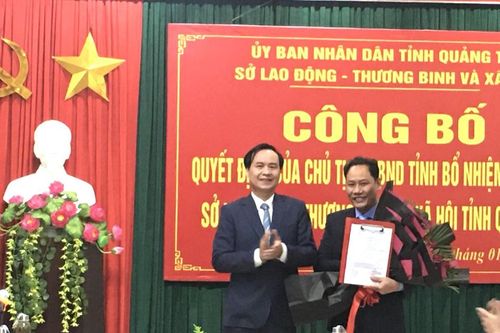 Quảng Trị có tân Giám đốc Sở LĐ-TB&XH