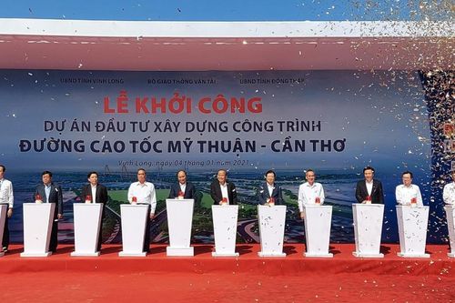 Khởi công Dự án cao tốc Mỹ Thuận - Cần Thơ giai đoạn 1