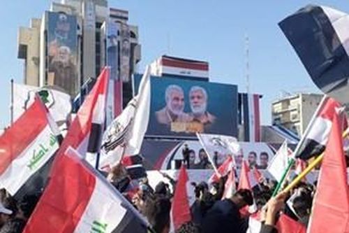 Hàng ngàn người Iraq tuần hành nhân kỷ niệm một năm tướng Iran Soleimani bị ám sát