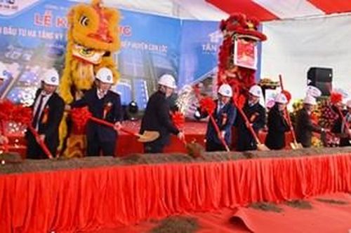 Hà Tĩnh khởi công dự án đầu tư hạ tầng kỹ thuật cụm công nghiệp huyện Can Lộc, tỉnh Hà Tĩnh