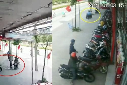 6 người dàn cảnh trộm xe máy khiến bảo vệ quay cuồng