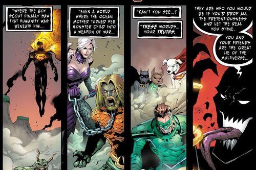 Trong 'DARK NIGHTS: DEATH METAL', DC giới thiệu các Vũ trụ Cười của Batman Who Laughs