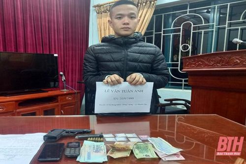 Bắt đối tượng tàng trữ ma túy và vũ khí quân dụng