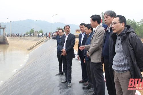 Hoàn thành khắc phục sự cố kênh Bắc sông Chu - Nam sông Mã
