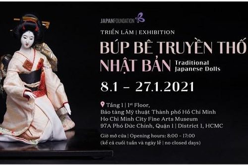 Triển lãm 'Búp bê truyền thống Nhật Bản'