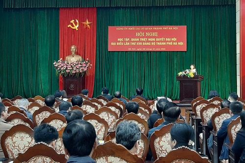 Đảng ủy Khối các cơ quan TP Hà Nội: Làm tốt công tác tham mưu triển khai Nghị quyết Đại hội Đảng bộ TP