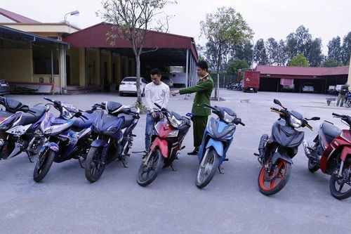 Trốn truy nã, nam thanh niên trộm hơn 10 xe máy khắp các tỉnh