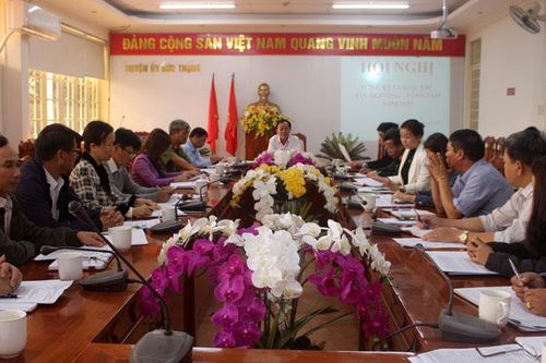 Đức Trọng triển khai công tác tín ngưỡng - tôn giáo năm 2021