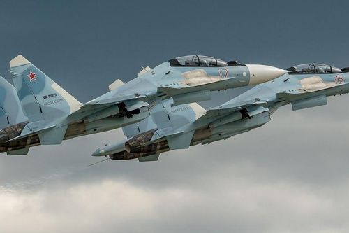 Tiêm kích đa năng Su-30SM 'nhảy múa' trên bầu trời Kursk