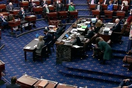Quốc hội Mỹ đã trở lại làm việc sau khi đồi Capitol an toàn
