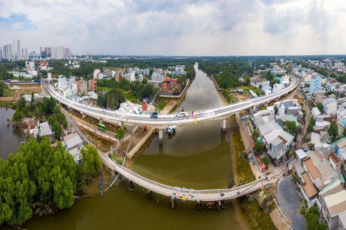'Cây cầu lận đận' ở TP.HCM hoàn thành sau 8 năm