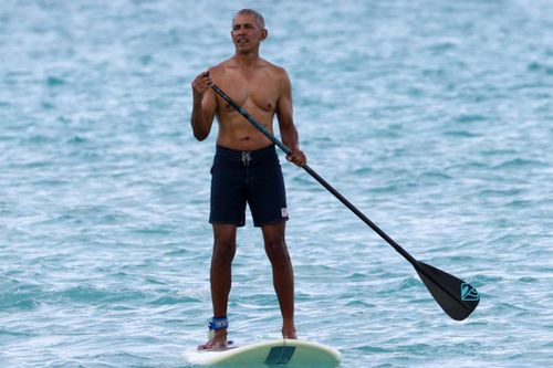 Mật vụ theo sau ông Obama bằng thuyền kayak