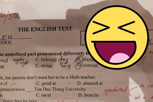 Lời 'cà khịa' của giáo viên trên bài kiểm tra khiến học trò tức anh ách