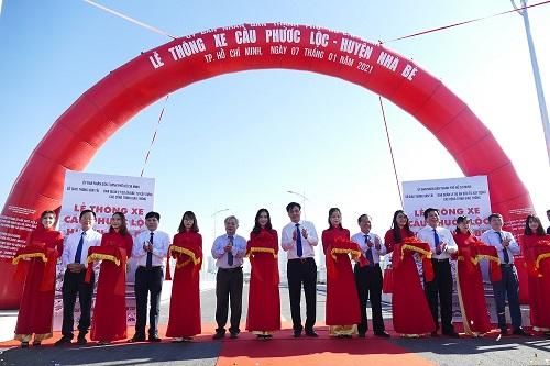 TPHCM chính thức thông xe cầu Phước Lộc, Nhà Bè