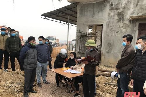 Huyện Triệu Sơn thực hiện cưỡng chế thu hồi đất