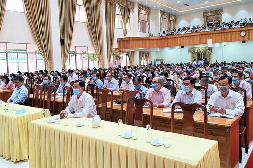 Đảng ủy Khối Cơ quan và Doanh nghiệp tỉnh An Giang: Quán triệt và triển khai thực hiện Nghị quyết Đại hội cho cán bộ chủ chốt