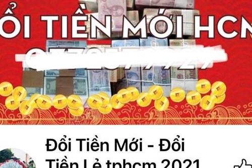Cuối năm, dịch vụ đổi tiền lẻ, tiền mới lại nhộn nhịp... trên mạng