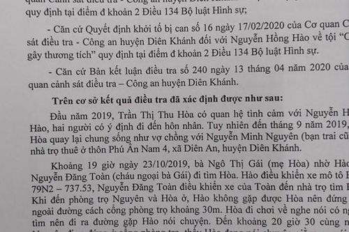 Đi tìm người yêu phát sinh ẩu đả, nam thanh niên lĩnh 2 năm tù(?)