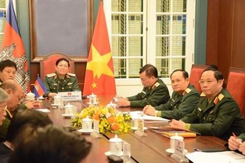 Tiếp tục thúc đẩy hợp tác quốc phòng Việt Nam-Campuchia