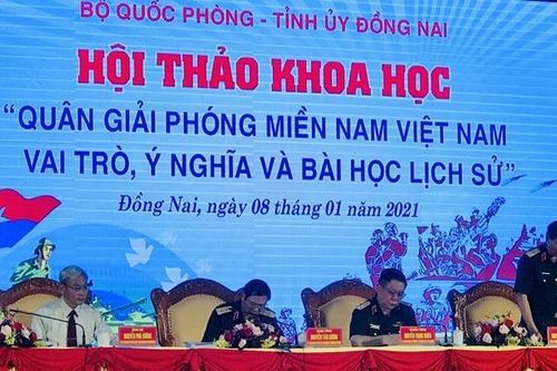 Hội thảo khoa học 'Quân giải phóng miền Nam Việt Nam - Vai trò, ý nghĩa và bài học lịch sử'